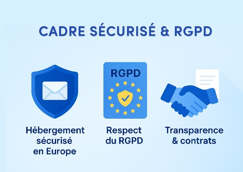 Un cadre sécurisé et conforme au RGPD