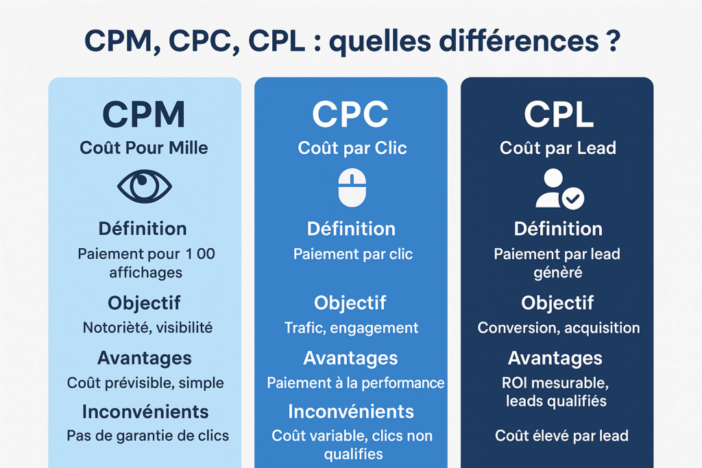 CPM, CPC, CPL emailing: quel modèle d’acquisition choisir