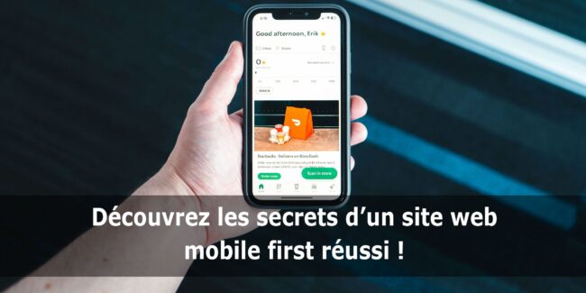 les secrets d'un site mobile first