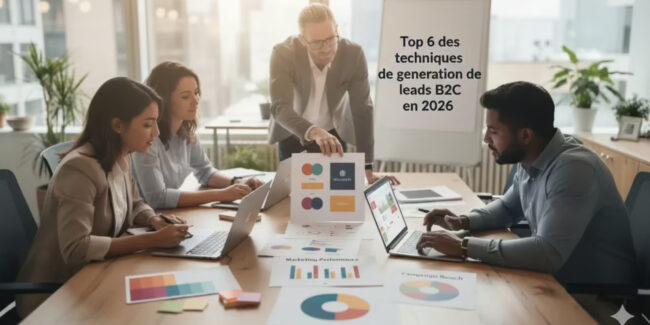 Top 6 techniques de génération de leads B2C en 2026